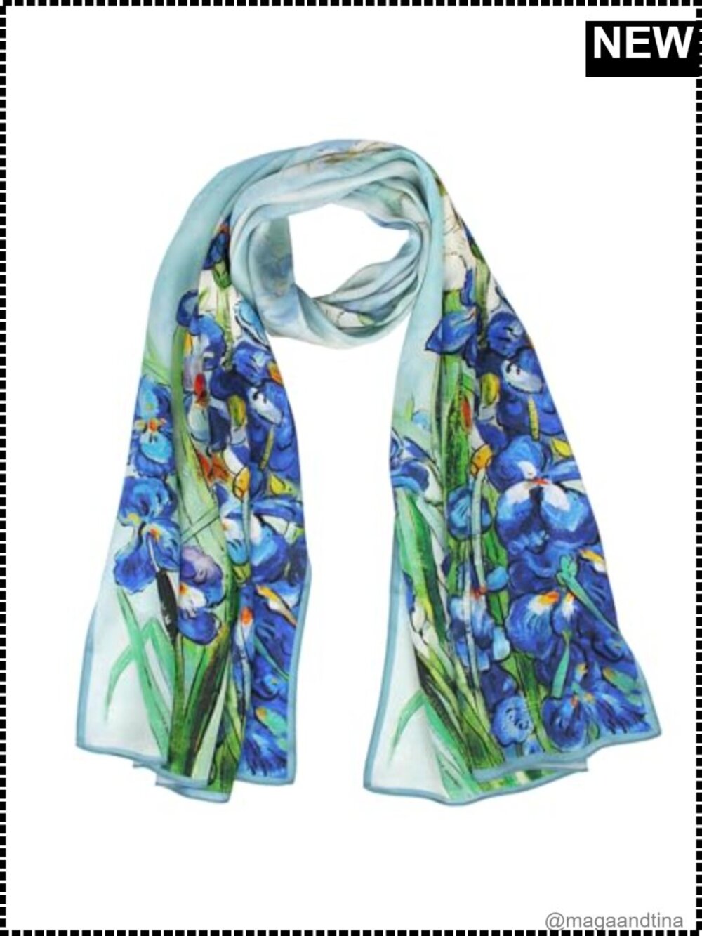 100% Mulberry Silk Oblong Scarf Shawl Wrap Lightweight